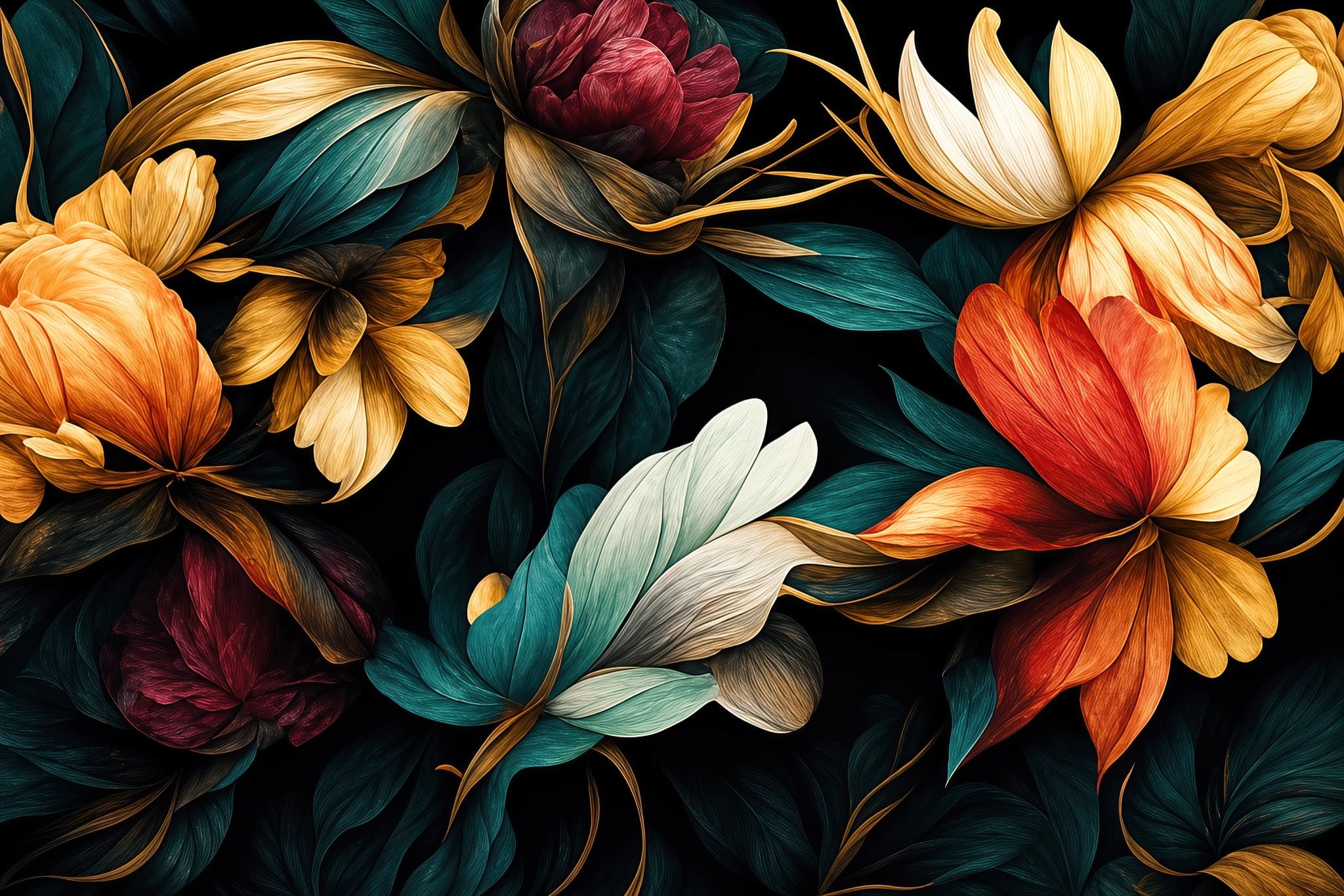 Wildflower Meadow — Cottage Garden Art thumbnail 8